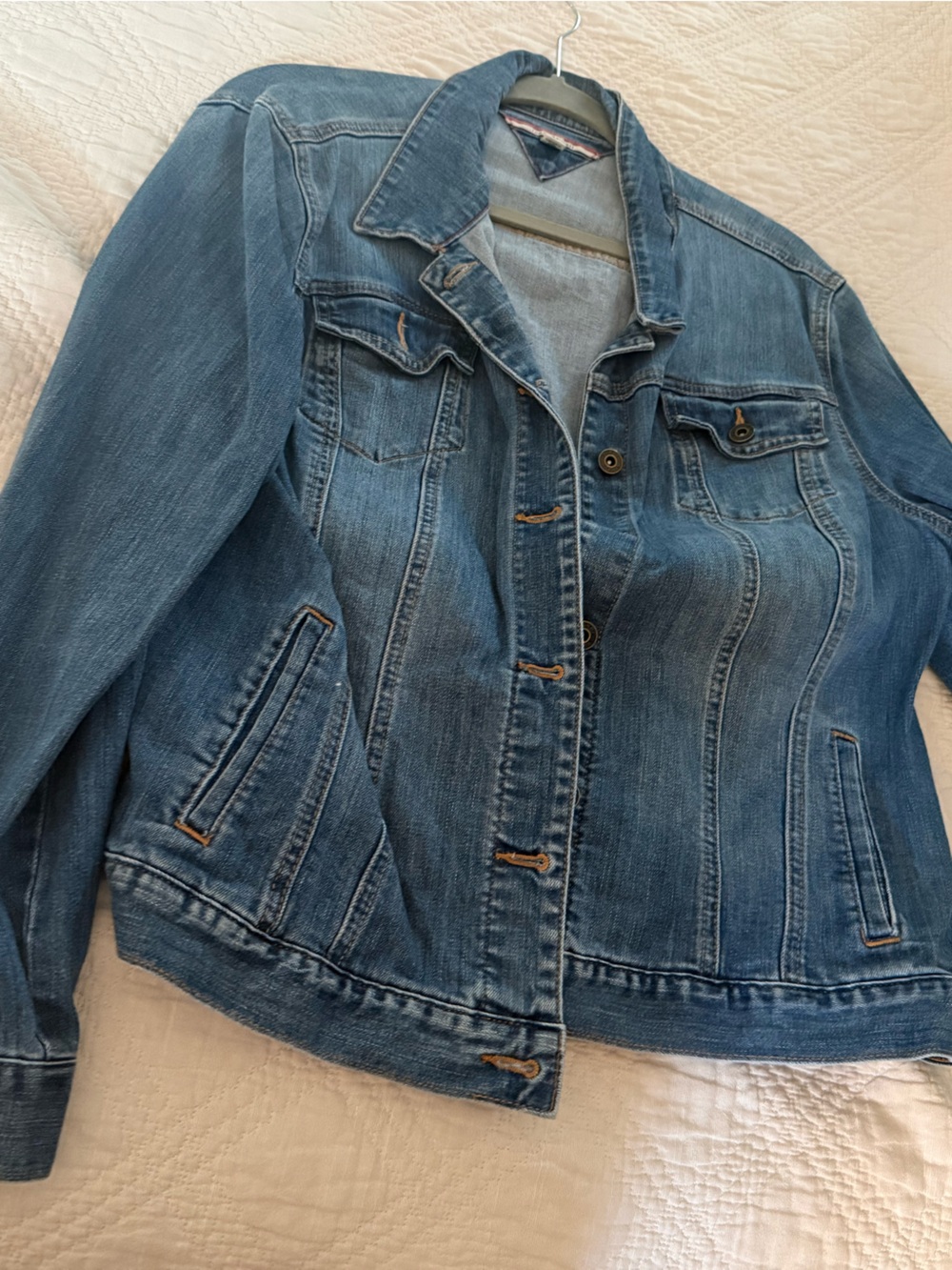 Tommy Hilfiger Women's Light Blue Denim Jacket